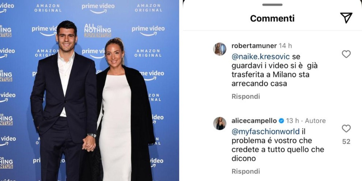 Alice Campello dopo la crisi con Morata sbotta sui social: "Il problema è vostro"