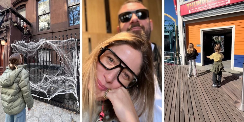 De Rossi, vacanza d'amore a New York con Sarah Felberbaum e i figli