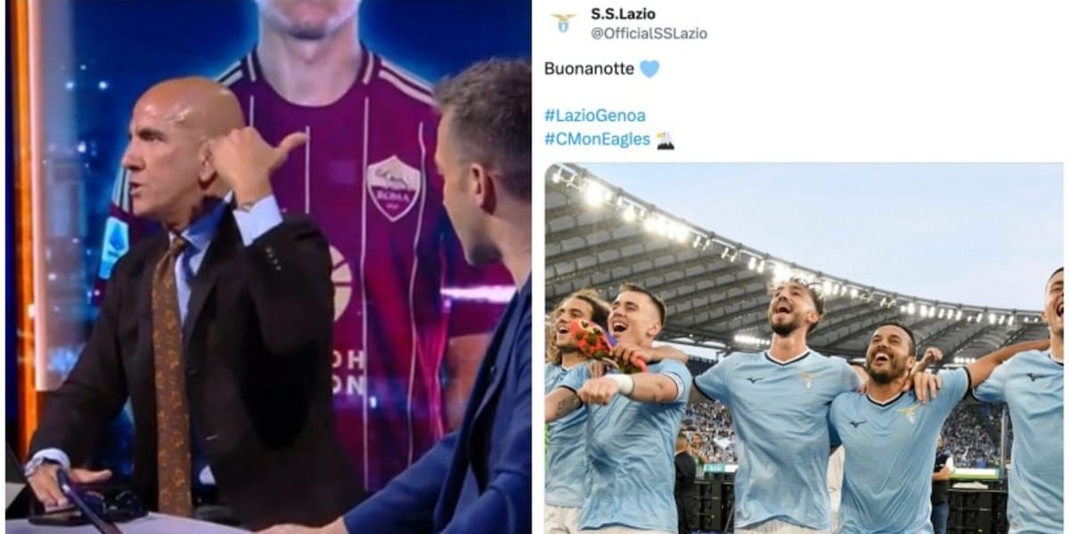 Di Canio avverte: "Roma, occhio a non retrocedere". E la Lazio provoca sui social