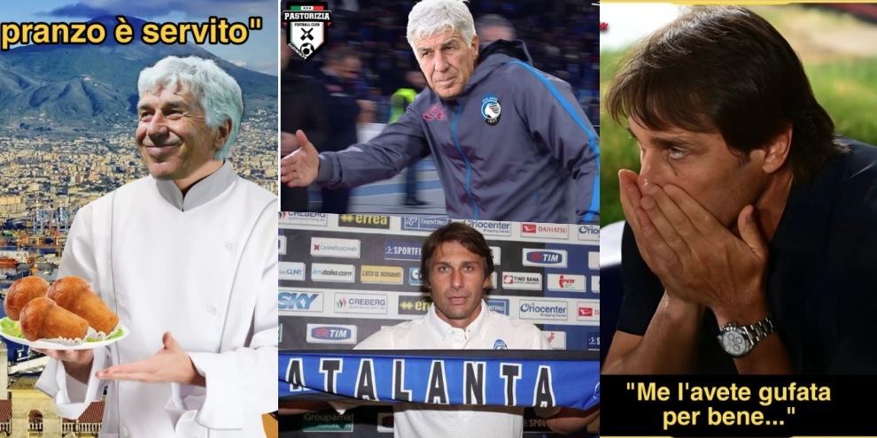 "Atalanta, tre babà al Napoli di Conte": ironie impietose sui social