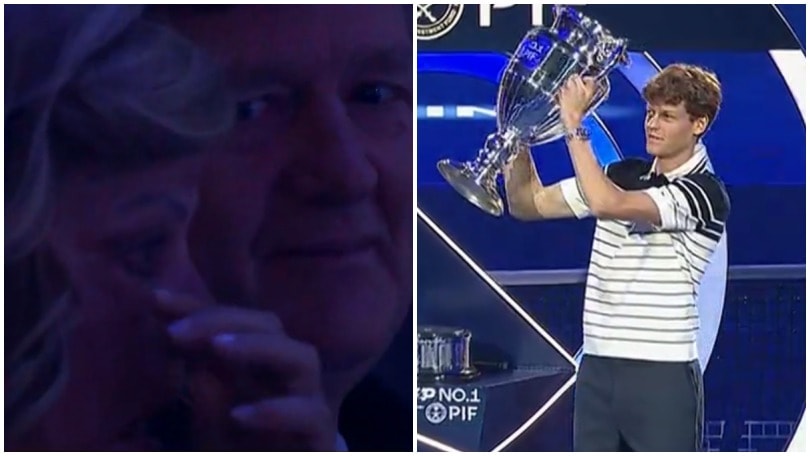 Sinner alza il trofeo da numero uno: la mamma in lacrime in tribuna emoziona tutti