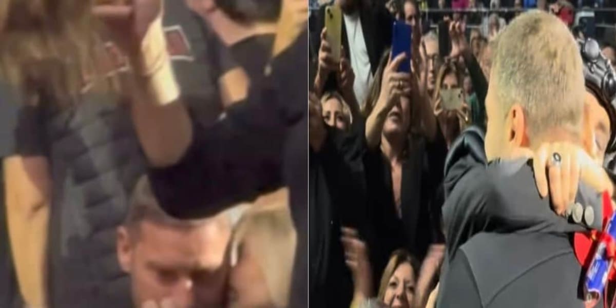 Totti e Renato Zero, l'abbraccio da brividi al concerto: cosa è successo