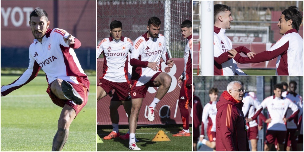 Roma, Shomurodov in gruppo e la cura Ranieri: l'allenamento verso l'Atalanta