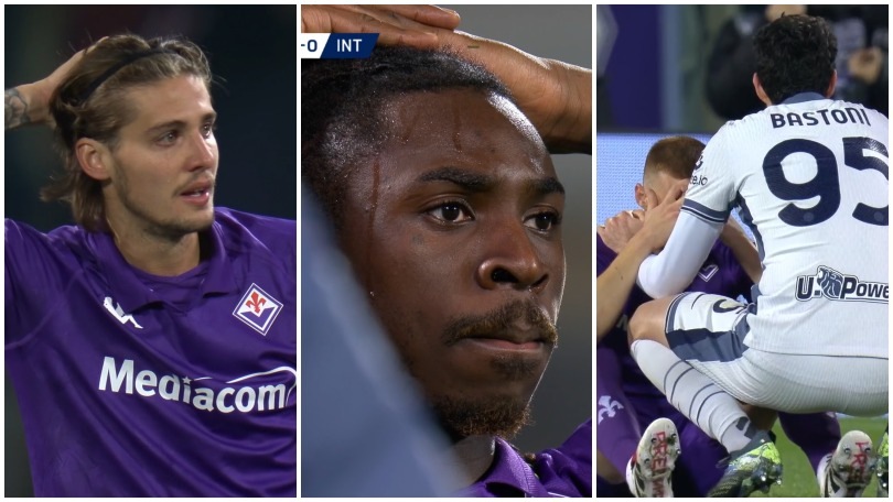 Paura in Fiorentina-Inter, malore in campo per Bove: i compagni in lacrime