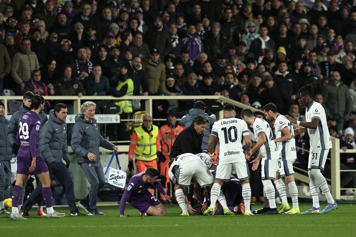 Malore in campo per Bove: attimi di terrore durante Fiorentina-Inter