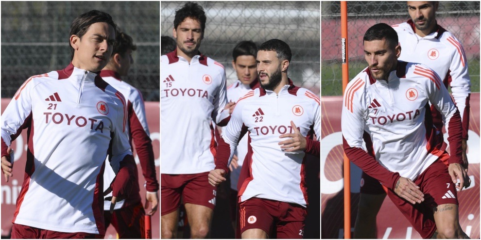 Hermoso torna in gruppo, c'è Hummels: l'allenamento della Roma a Trigoria