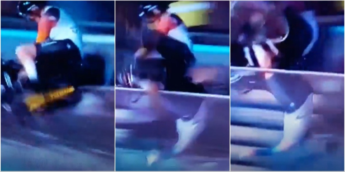 Terribile incidente nella Champions del ciclismo: volano e si schiantano sul pubblico