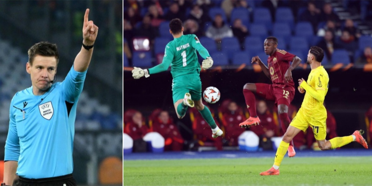 Moviola Roma-Braga: Siebert non sbaglia niente, giusto il rosso a Matheus