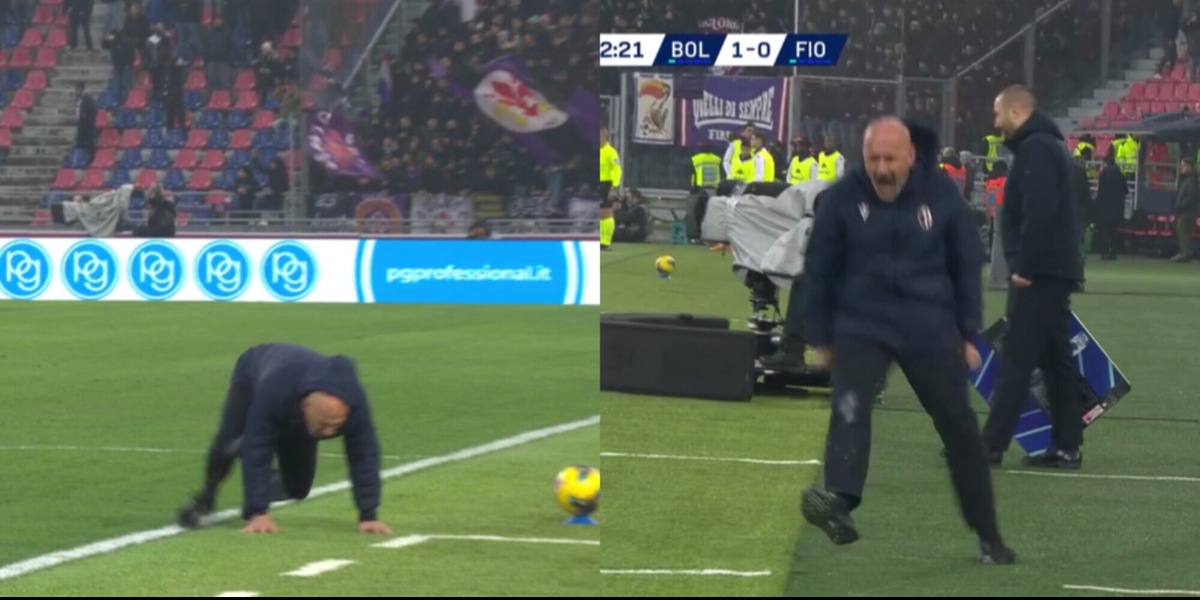 Italiano impazzisce dopo l'incredibile errore di Holm in Bologna-Fiorentina!