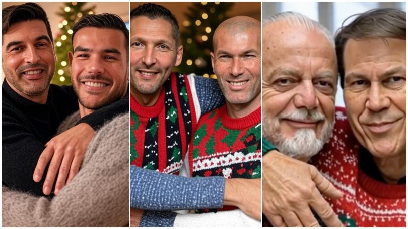 Il Natale impossibile: le coppie più improponibili create dall'intelligenza artificiale