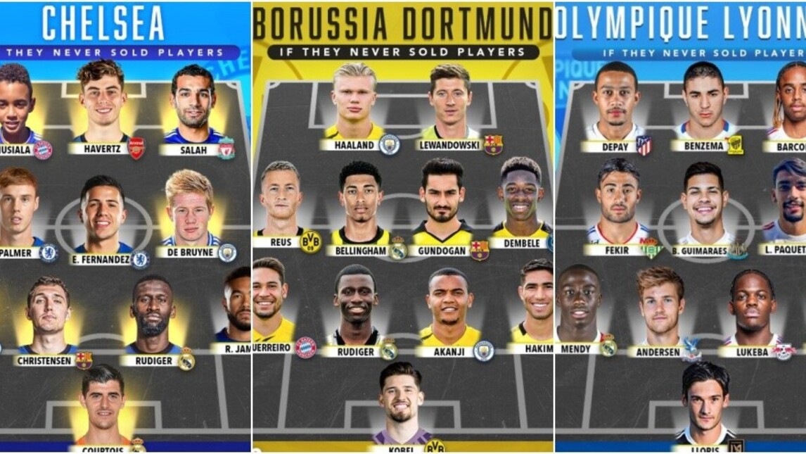 Dal Chelsea al Benfica fino al Borussia Dortmund: quante super squadre senza le cessioni dei big!