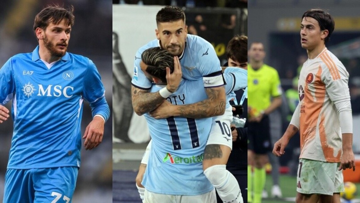 Serie A, la classifica del 2024: Lazio e Napoli da applausi, delude la Roma