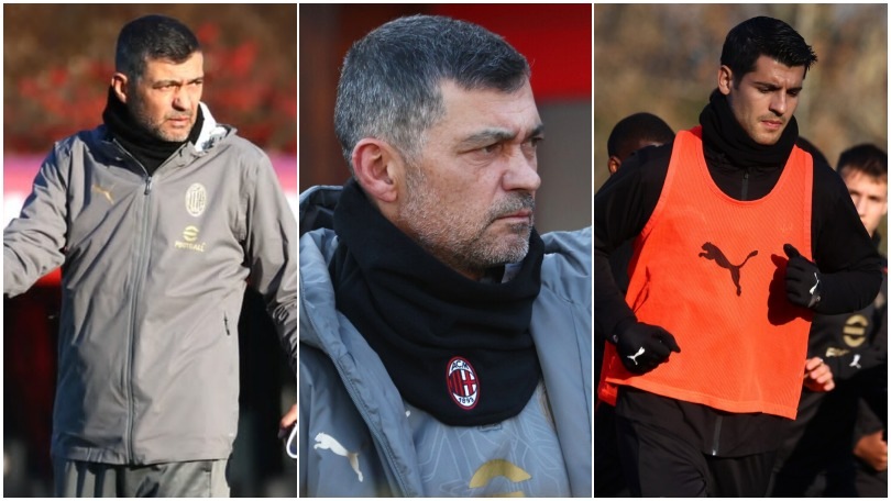 Milan, Sergio Conceiçao è già carico: primo allenamento per il nuovo tecnico
