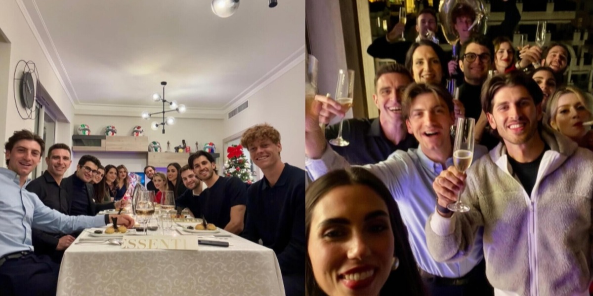 Sinner, capodanno a Montecarlo: il brindisi con Ciccone e Giovinazzi è virale