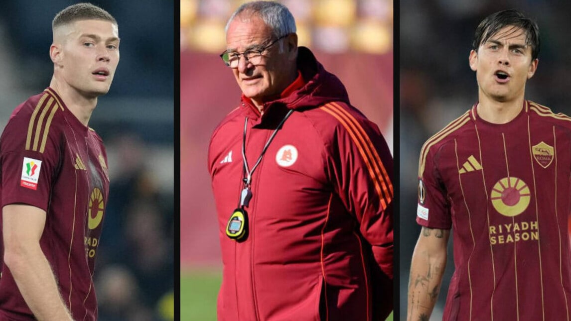 Roma-Lazio, la formazione ufficiale di Ranieri