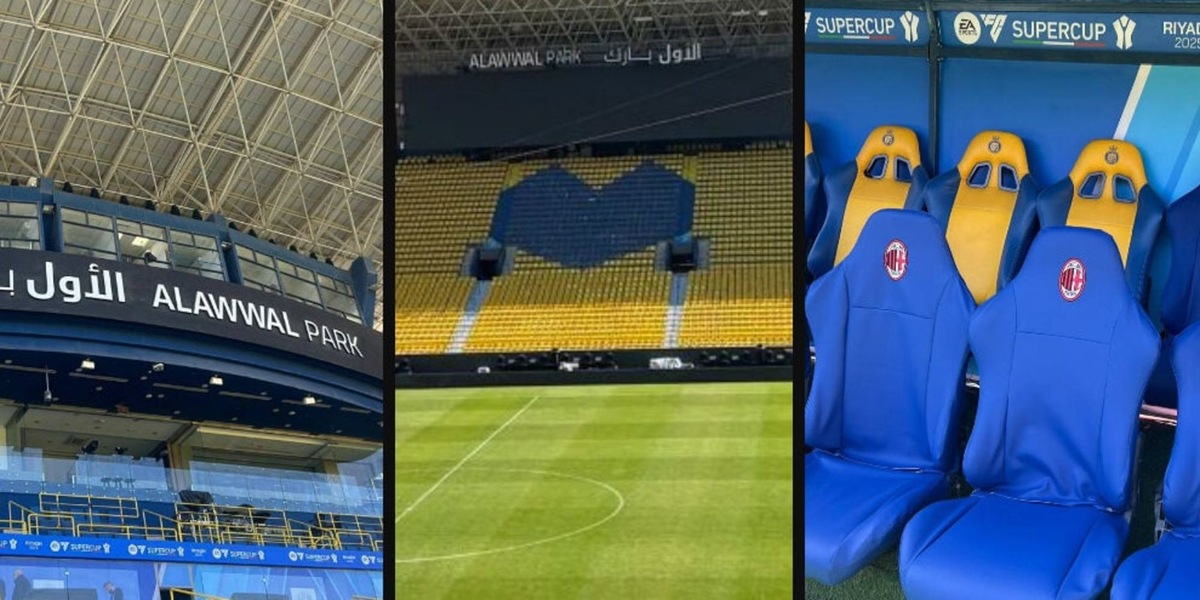 Tutto pronto: lo stadio di Ronaldo a lucido per la finale di Supercoppa