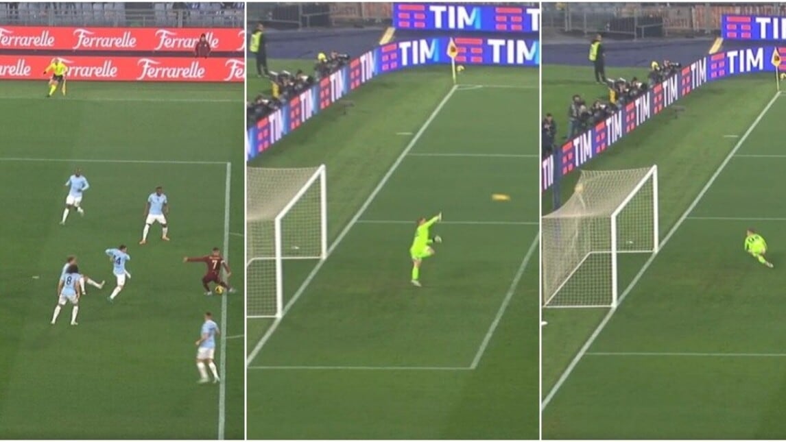 Pellegrini, che magia al derby: la sequenza del gol in Roma-Lazio