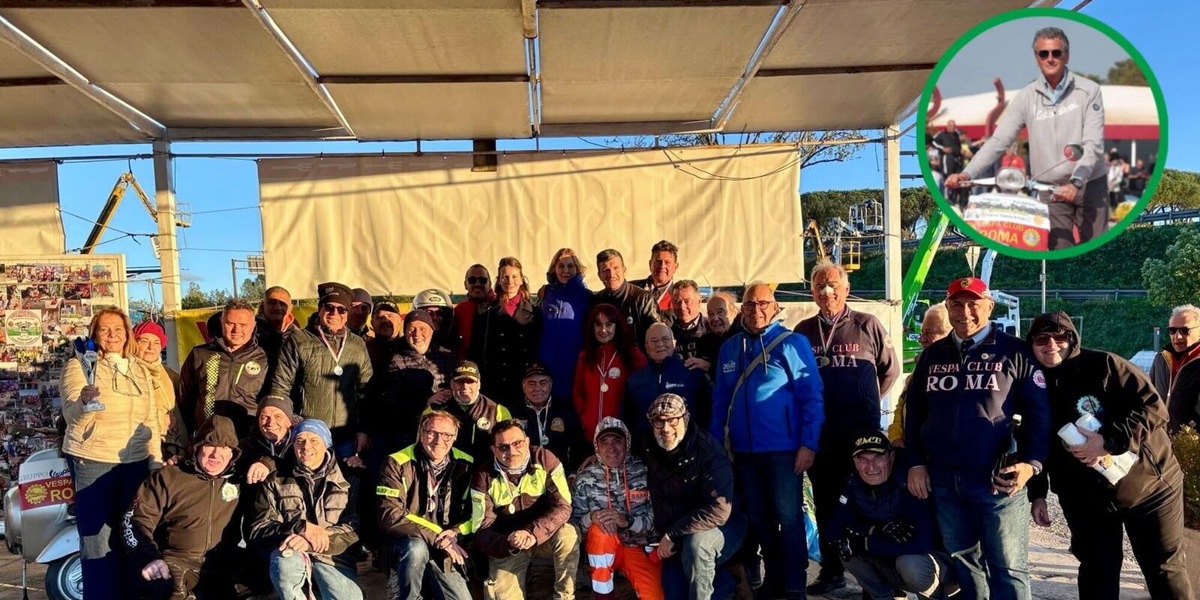 Motociclismo, sull’Ardeatina il primo Memorial Cassetta del Vespa Club Roma
