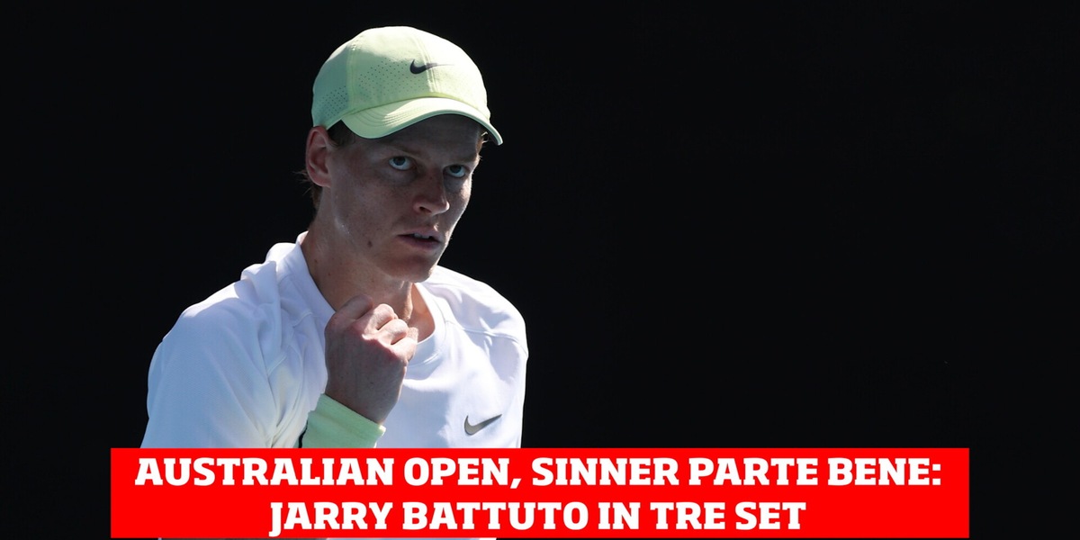 Buona la prima per Sinner, Jarry battuto in tre set