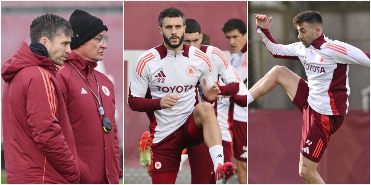 La Roma riprende gli allenamenti: Ghisolfi a colloquio con Ranieri, Cristante ancora out