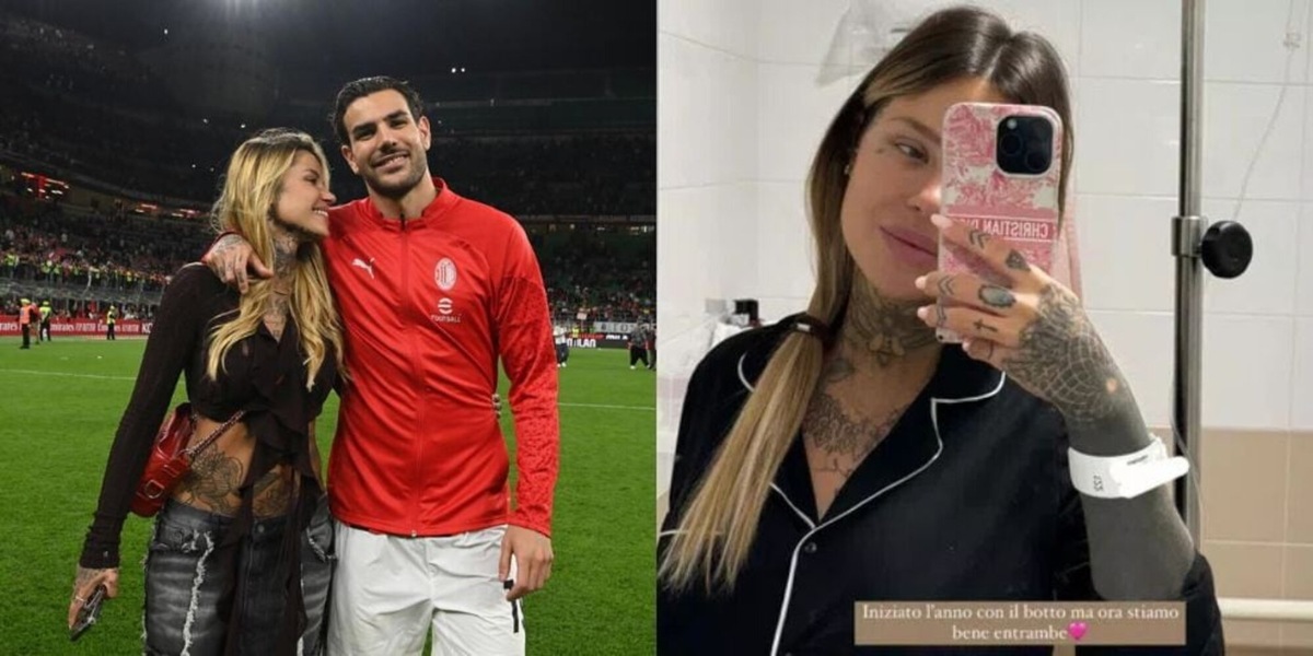 Milan, basta paura per Theo Hernandez: la compagna incinta sta bene e lascia l'ospedale