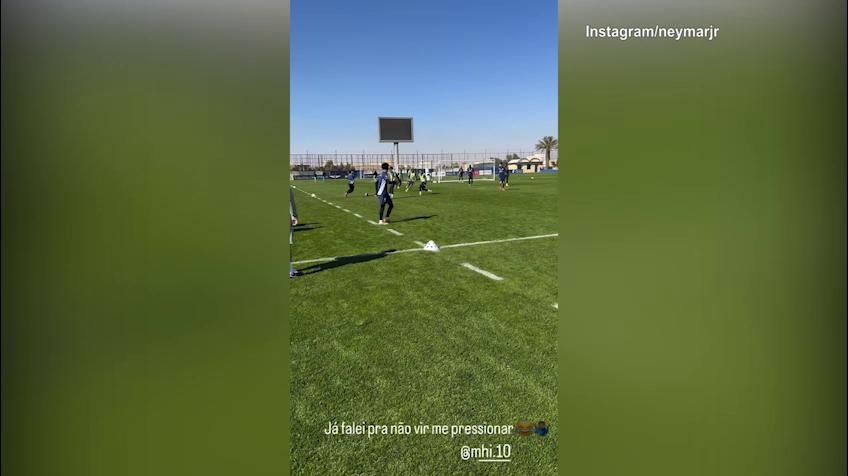 Neymar, numero pazzesco e sfottò al compagno