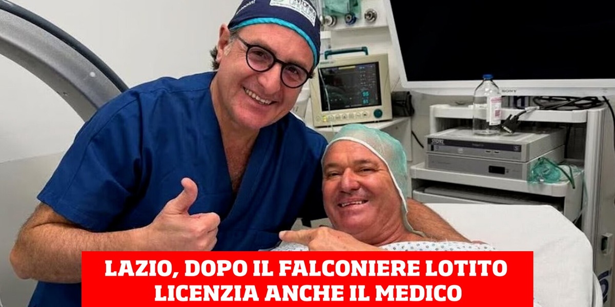 Caso falconiere, Lotito licenzia anche il medico che lo ha operato