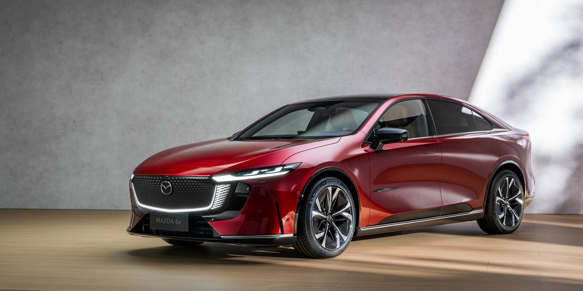Nuova Mazda6e: comfort, eleganza e sicurezza