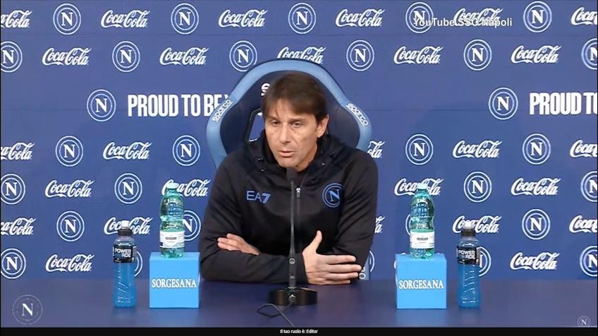 Conte: "È un Napoli diverso rispetto a quello dello Scudetto"