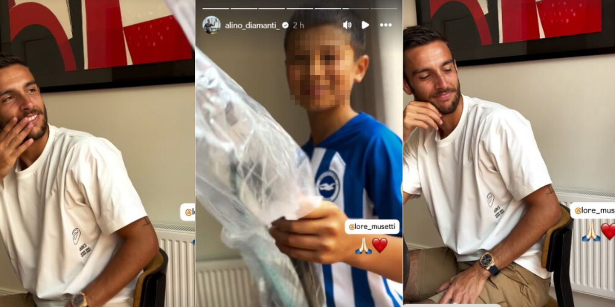 Musetti cuore d'oro: il regalo speciale all'ex calciatore dopo l'eliminazione