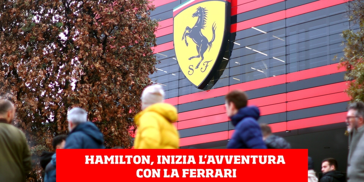 Ferrari, inizia la nuova avventura di Hamilton a Maranello