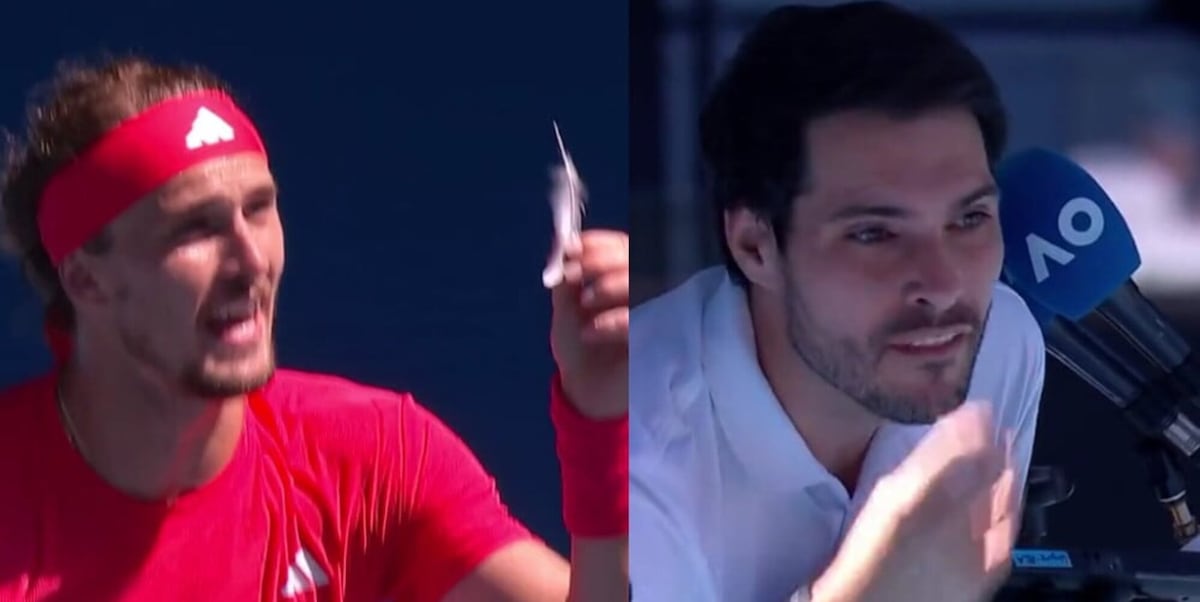 Zverev furioso per una piuma, se la prende con l'arbitro: "Incredibile..."