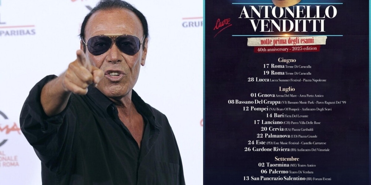 Antonello Venditti in tour dal 17 giugno