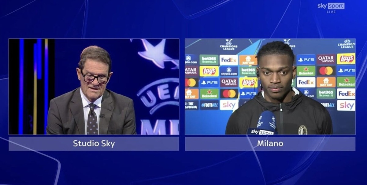 Capello fa i complimenti a Leao e lo rimprovera: "Perché prima non lo facevi?"