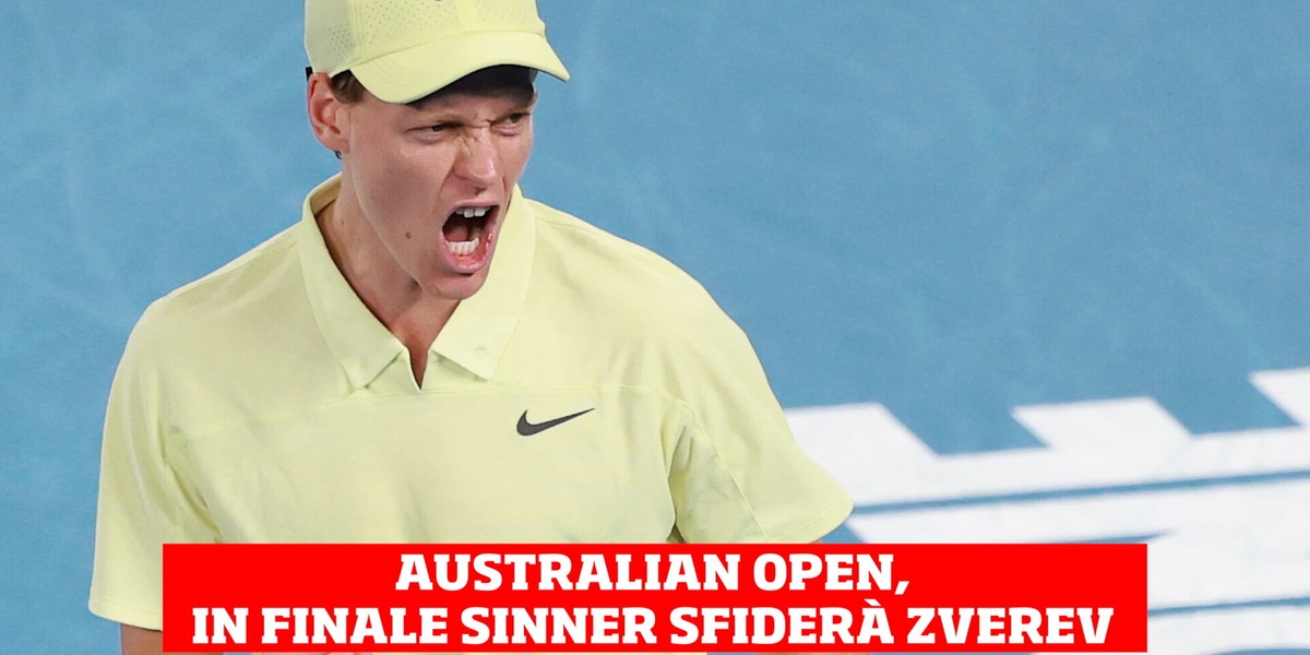 Australian Open, la finale sarà Sinner-Zverev