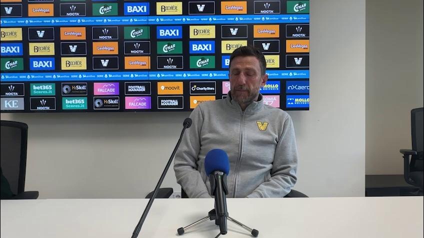 Di Francesco: "Gara col Verona è molto importante"