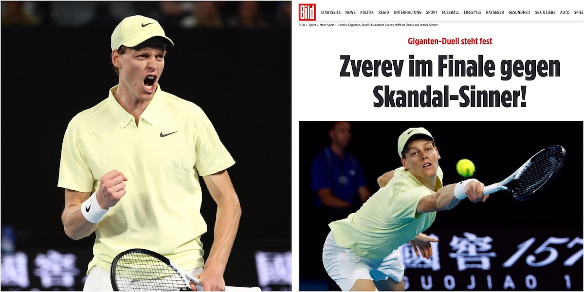 "Zverev contro Skandal-Sinner": il clamoroso attacco della Bild a Jannik per il caso doping