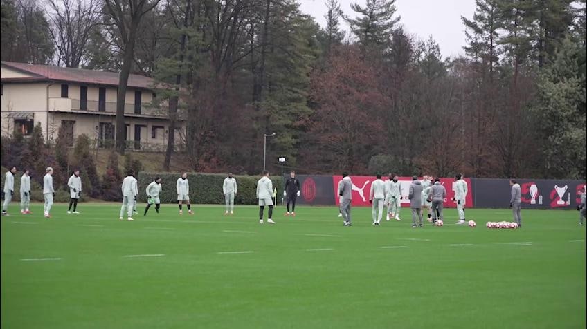 Milan, allenamento prima della Dinamo Zagabria