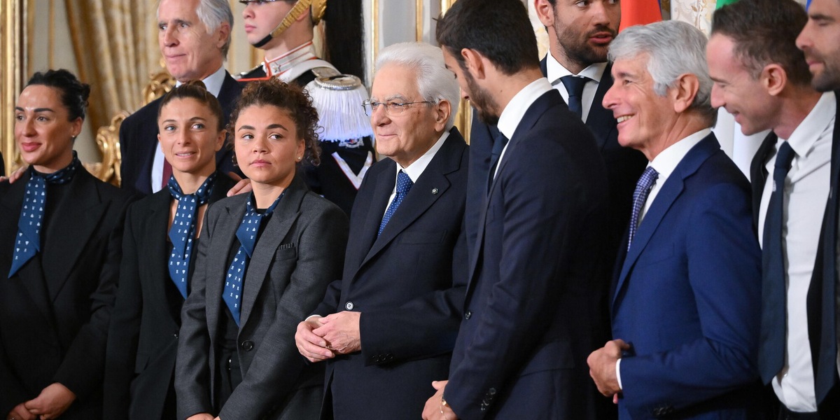 L'Italia della Davis al Quirinale: Berrettini, Musetti e Paolini emozionati