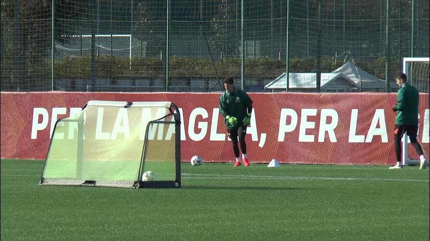 Roma, rifinitura in vista dell'Eintracht