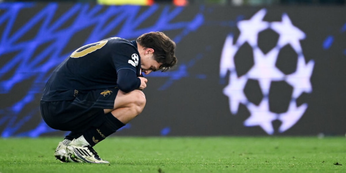La Juve crolla col Benfica. Tris dell'Inter sul Monaco