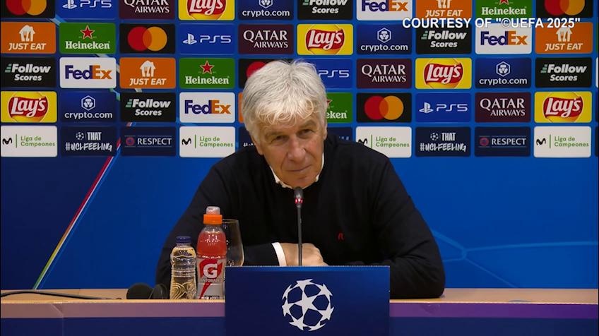 Gasperini: "Obiettivo? Vincere la Champions...anzi, il triplete"