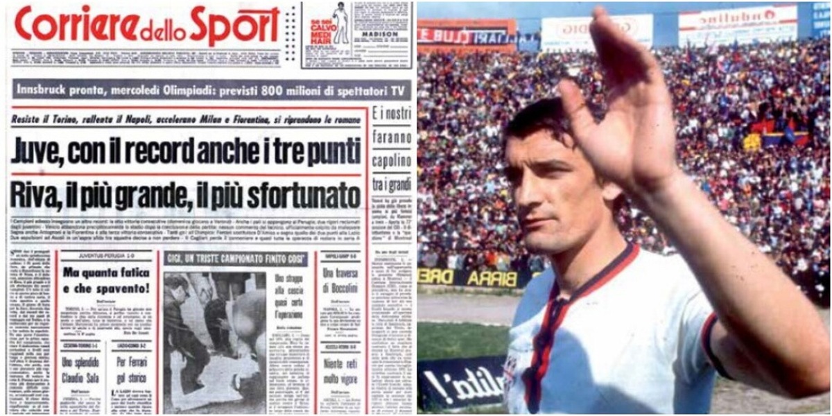 Riva, l'ultima contro il Milan