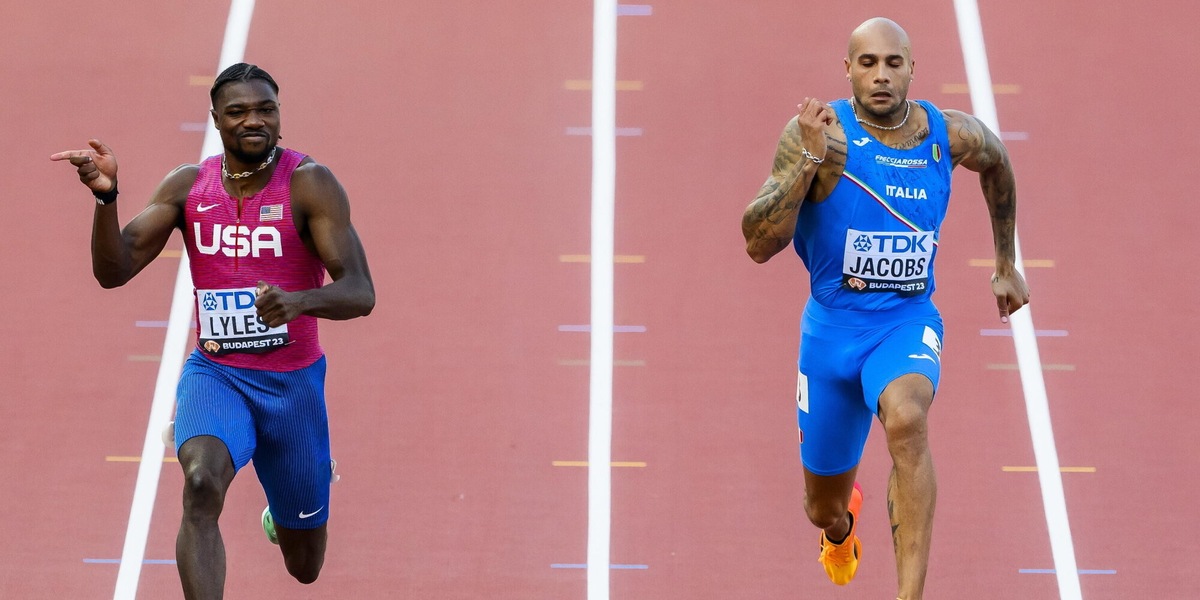 Jacobs delude al debutto sui 60 metri: impietoso il confronto con Lyles
