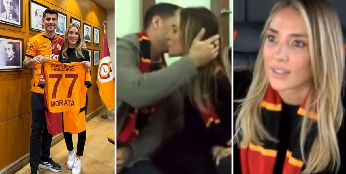 Alice Campello con Morata al Galatasaray, il gesto fa impazzire i tifosi turchi