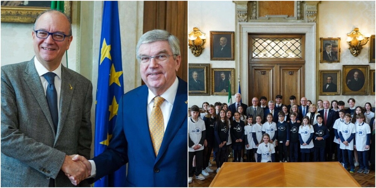 Il ministro Valditara incontra Bach al MIM: "Promuovere i valori olimpici nella scuola"