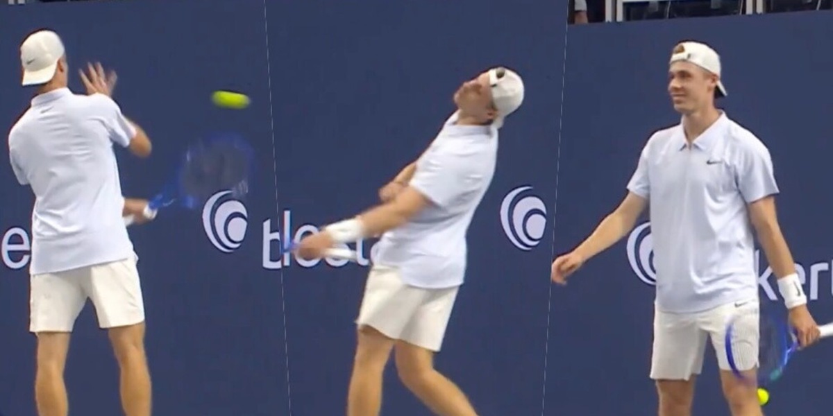 Shapovalov e il karma impietoso del tennis: la pallina lo colpisce direttamente in faccia