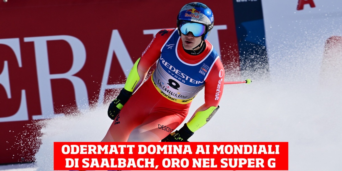 Odermatt domina il Super G ai Mondiali di Saalbach