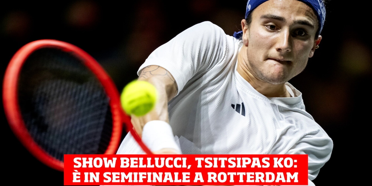 Strepitoso Bellucci, eliminato anche Tsitsipas