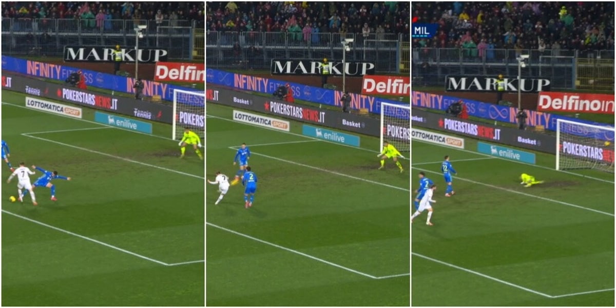 Gimenez, il primo gol al Milan è un capolavoro: che pennellata a Empoli!